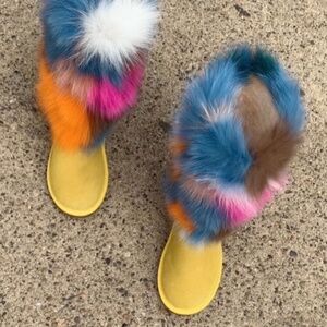 Multicolored Real Foxy Boots sizes 8.5, 9,9.5